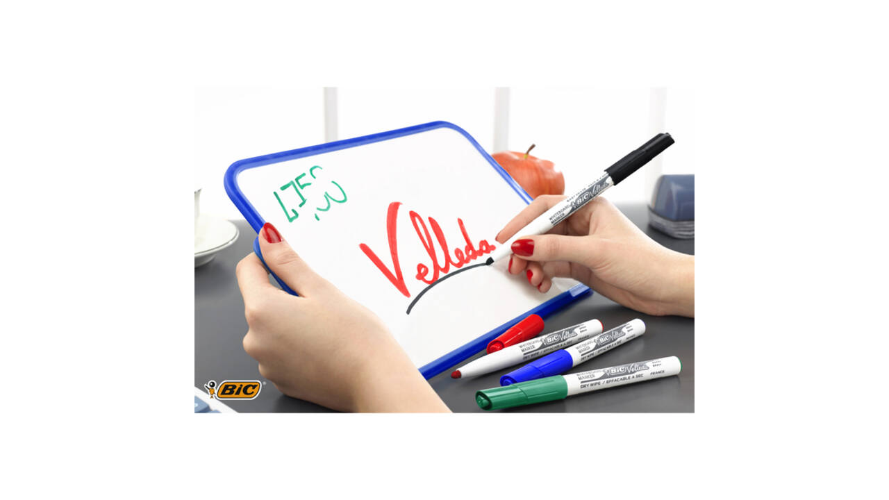 Whiteboardmarker Bic Velleda 1741 rond medium groen