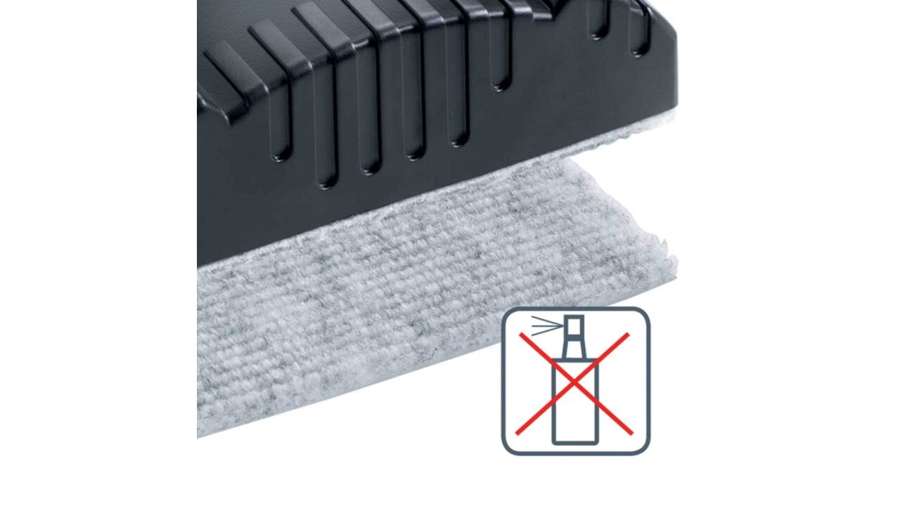 Whiteboardwisser Nobo magnetisch zwart