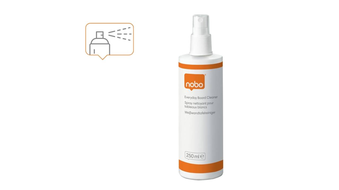 Whiteboard Nobo reinigersspray dagelijks