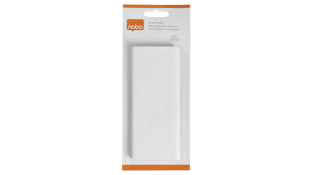 Navulling Nobo voor magnetische whiteboardwisser blauw