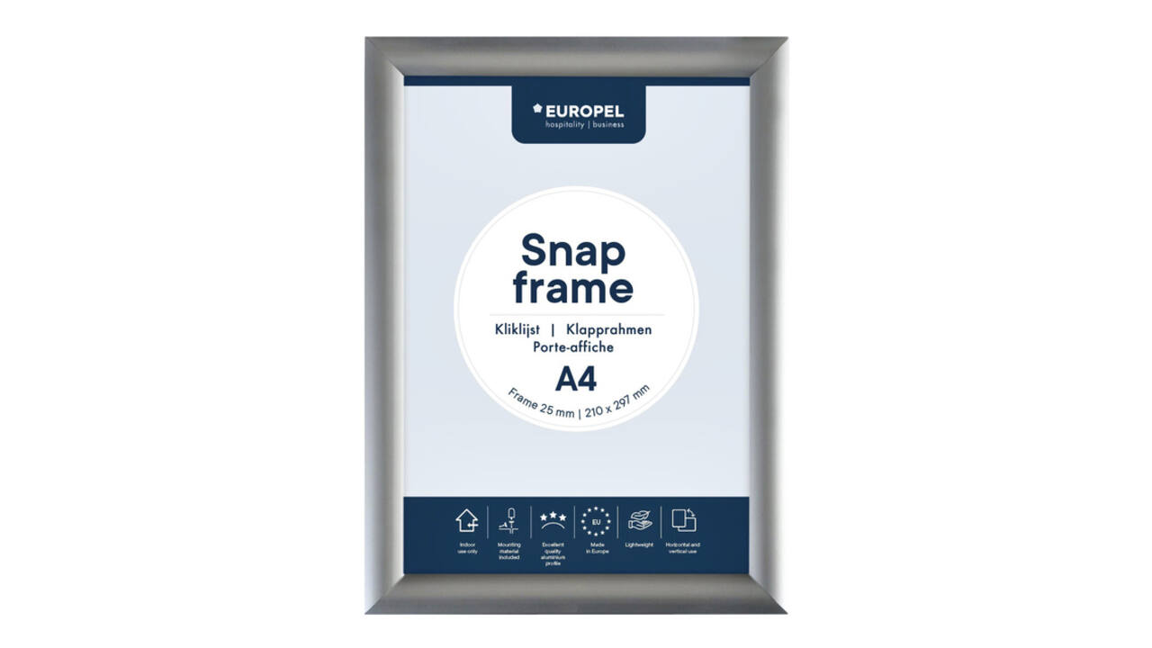 Kliklijst Europel A4 25mm