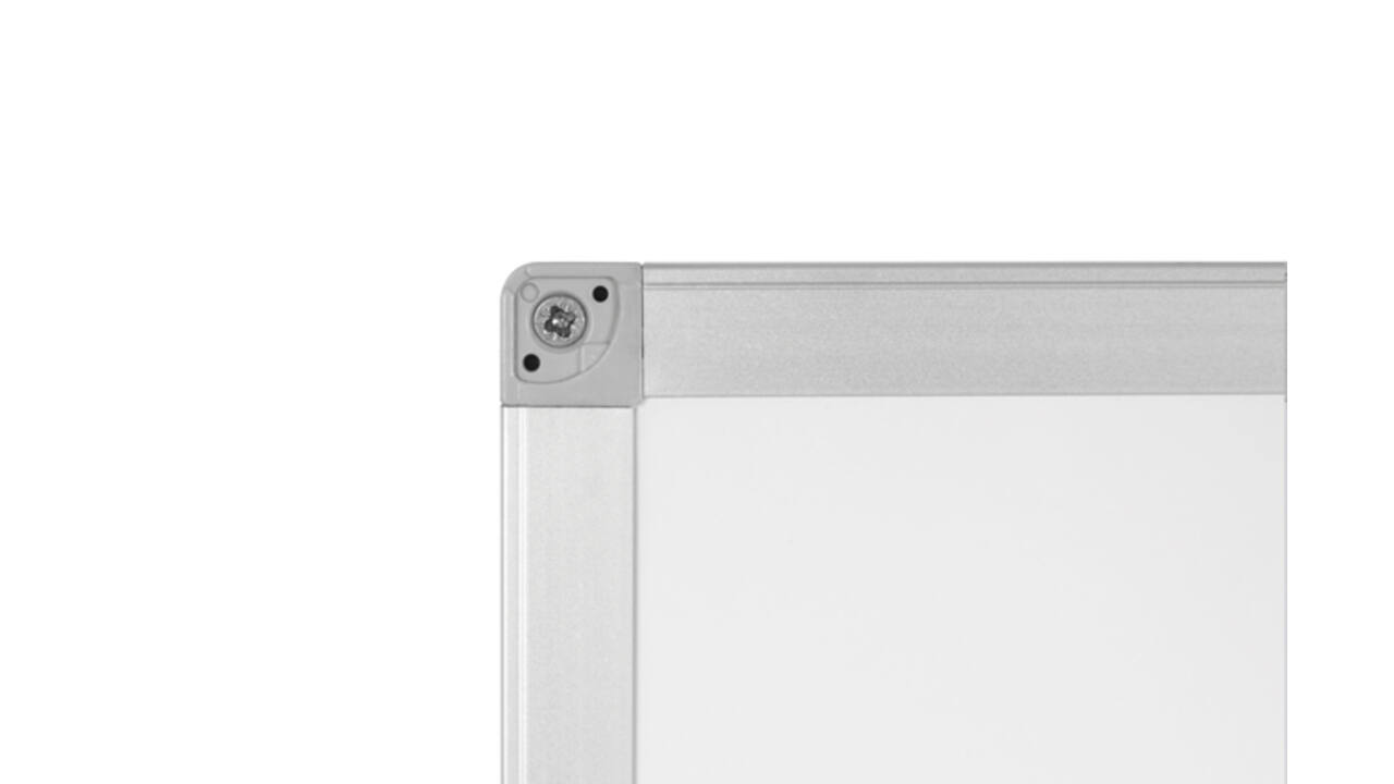 Whiteboard Quantore 90x120cm magnetisch gelakt staal