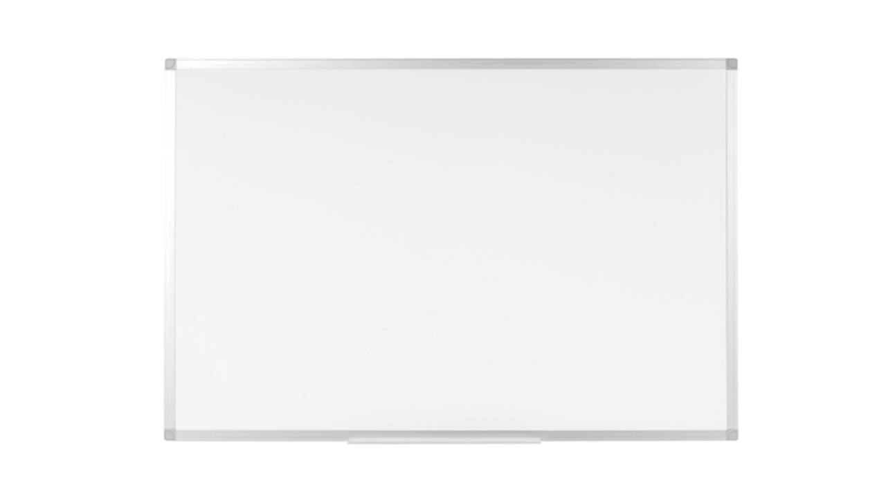 Whiteboard Quantore 90x120cm magnetisch gelakt staal