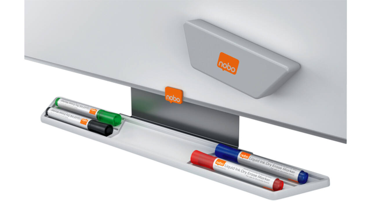 Magneet Nobo 22mm oranje 4 stuks
