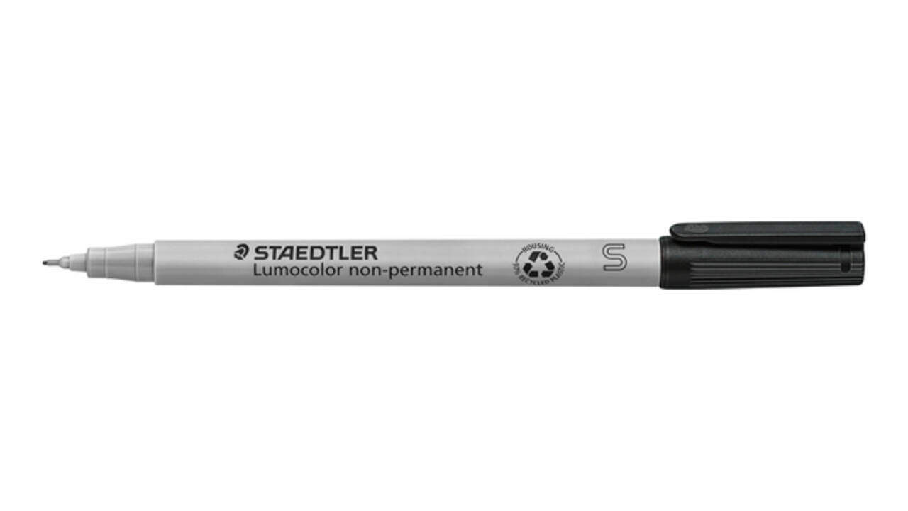 Viltstift Staedtler Lumocolor 311 non permanent S zwart
