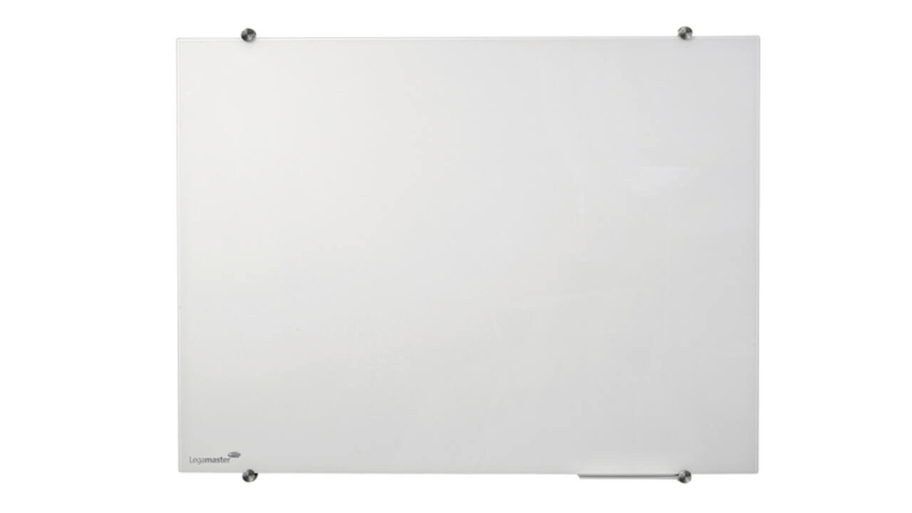 Glasbord Legamaster 90x120cm wit