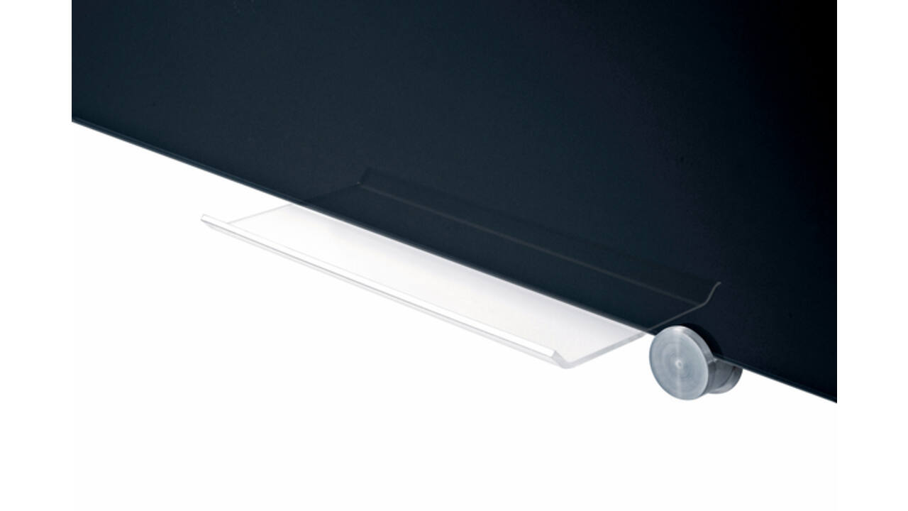 Glasbord Legamaster 90x120cm zwart