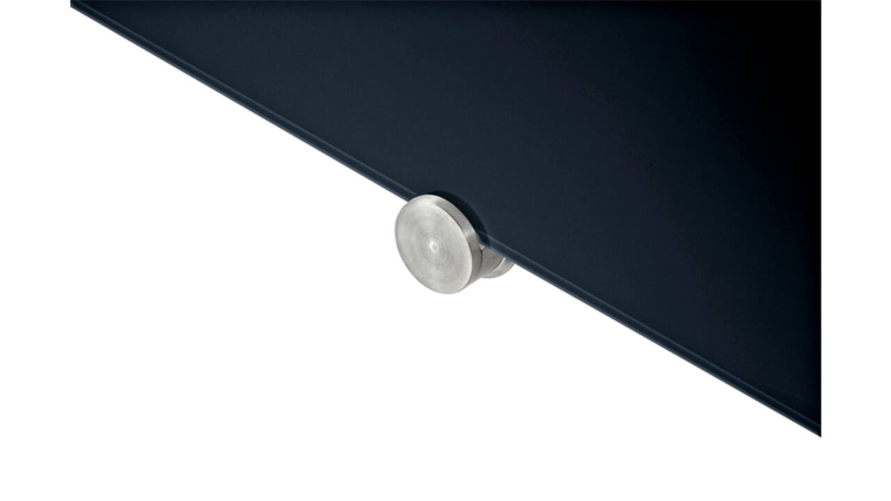 Glasbord Legamaster 90x120cm zwart