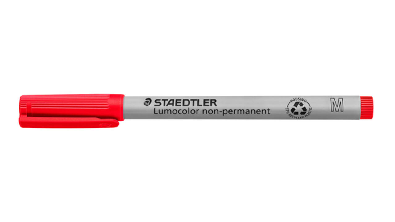 Viltstift Staedtler Lumocolor 315 non permanent M rood