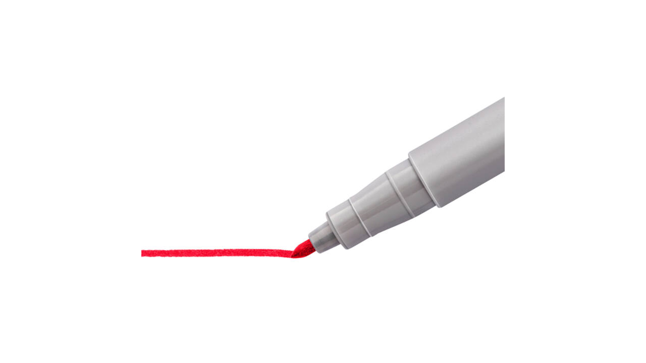 Viltstift Staedtler Lumocolor 315 non permanent M assorti 4 stuks