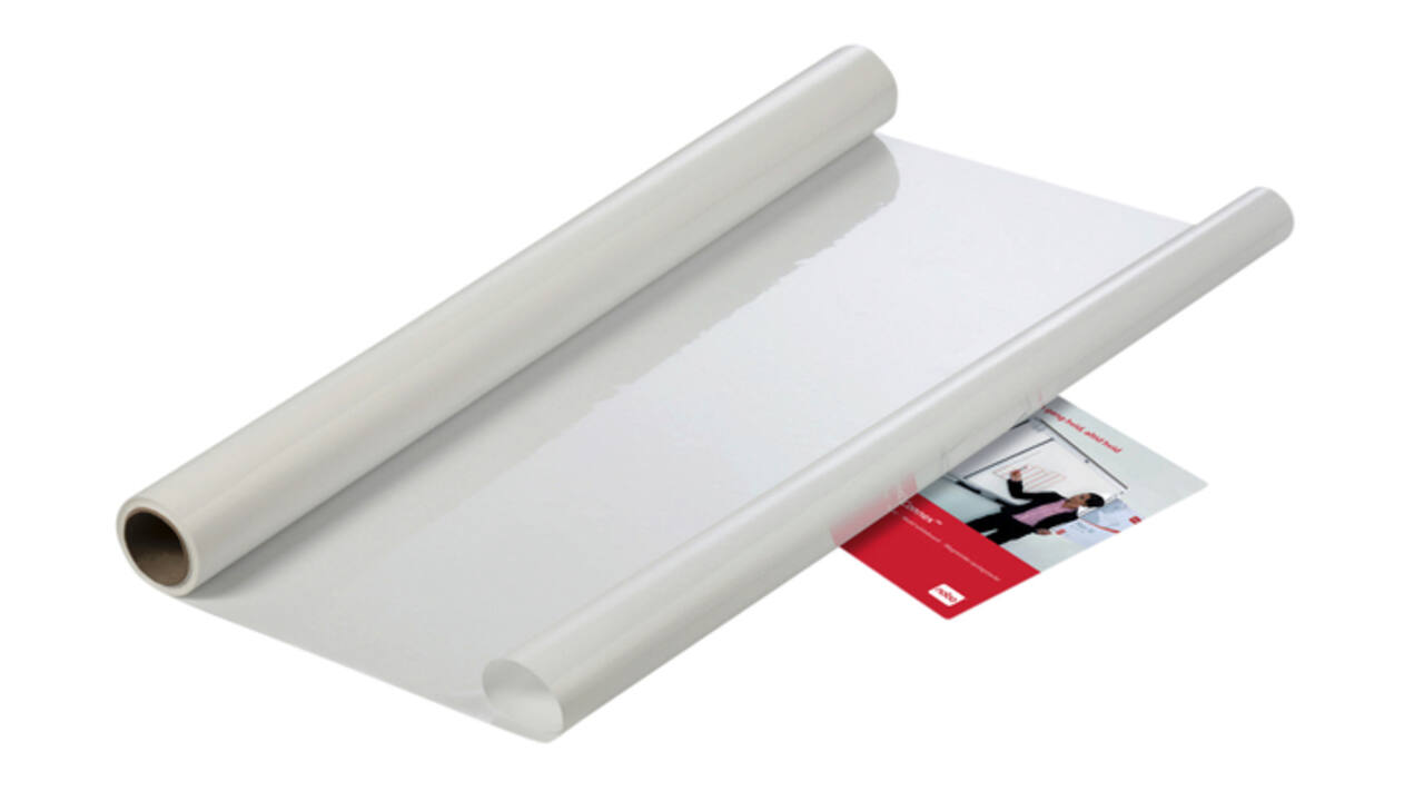 Whiteboard instant Nobo droog uitwisbare vellen wit 600x800mm