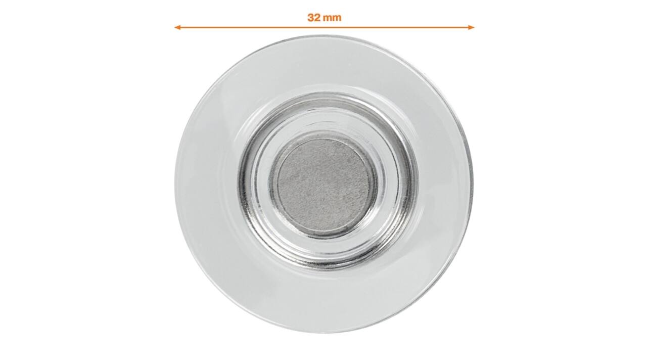 Glasbordmagneet Nobo extra sterk 32mm 10 stuks