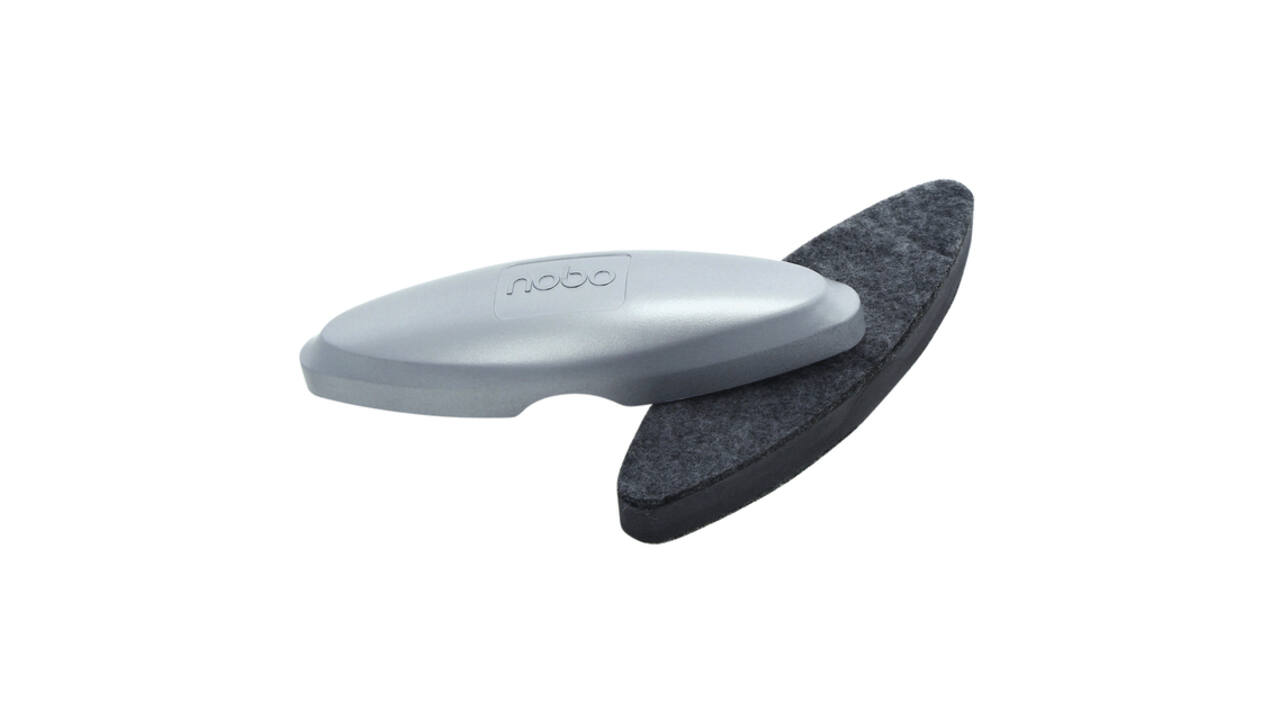 Glasbordwisser Nobo zilver