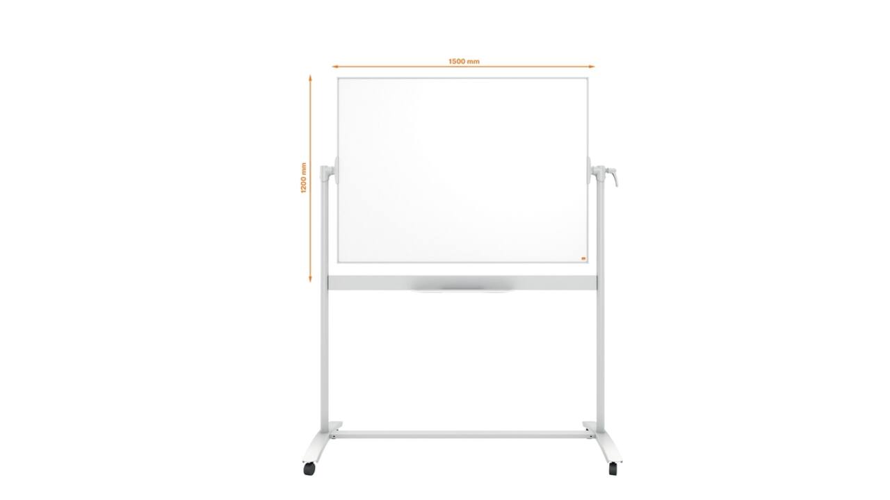 Whiteboard Nobo kantelbord classic 120x150cm staal