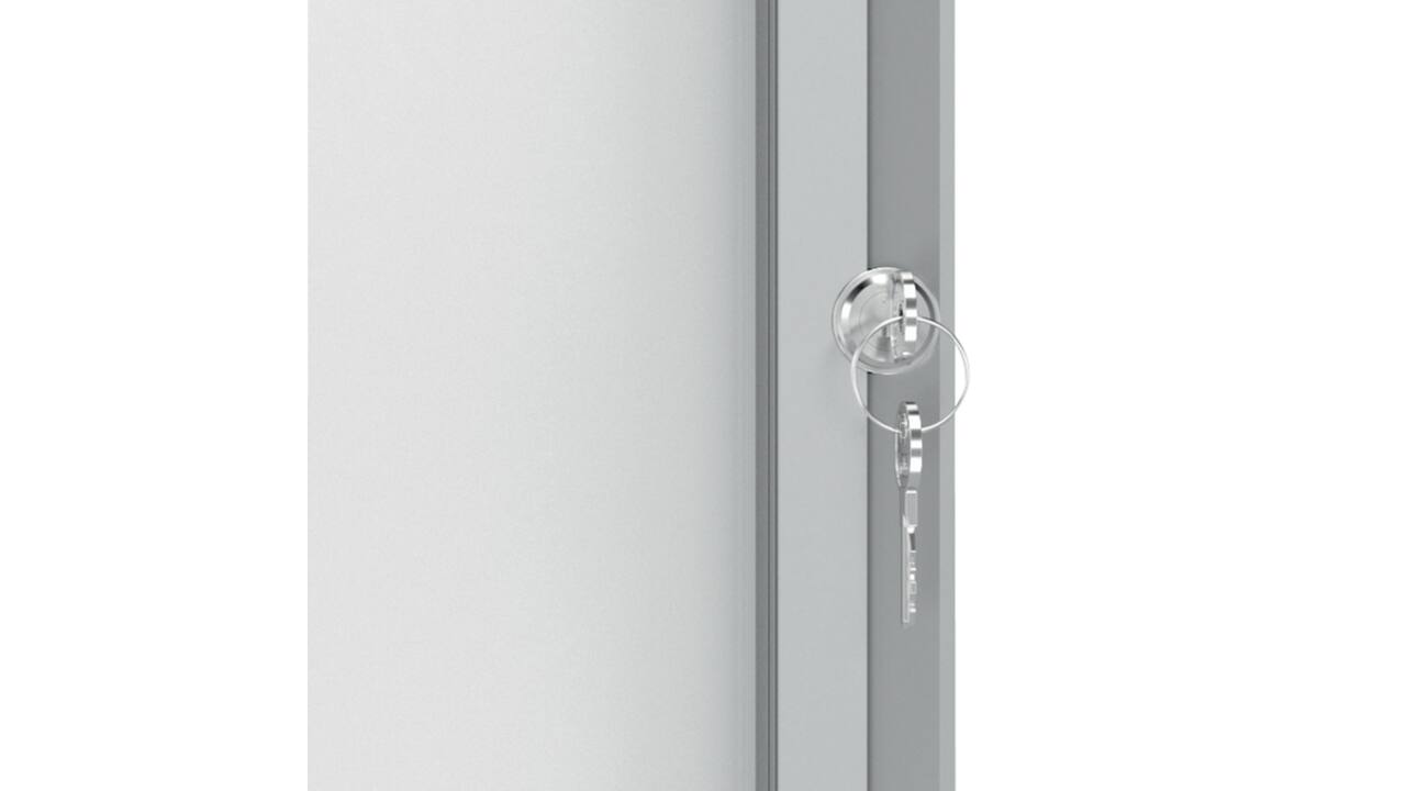 Binnenvitrine Nobo Premium Plus 6xA4 draaideur magnetisch