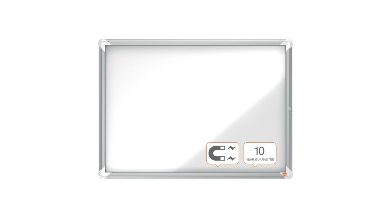Binnenvitrine Nobo Premium Plus 8xA4 draaideur magnetisch