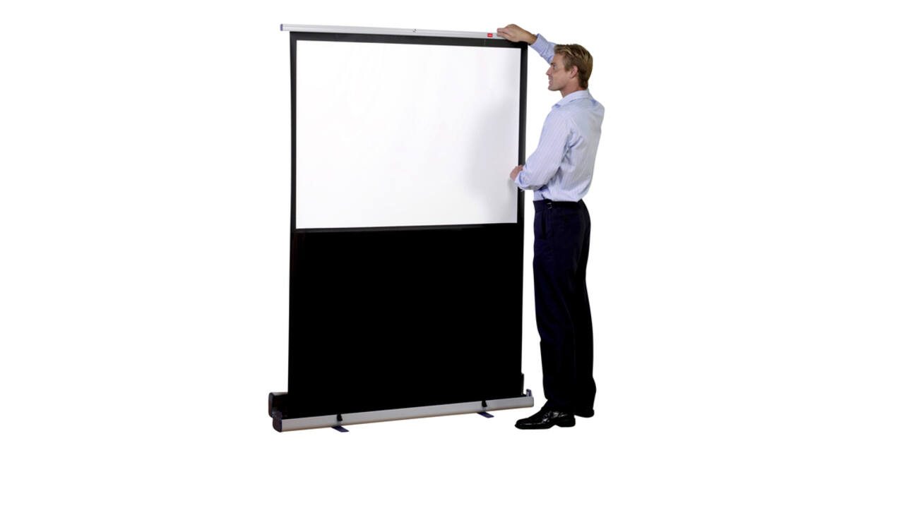 Projectiescherm Nobo draagbaar 122x162cm