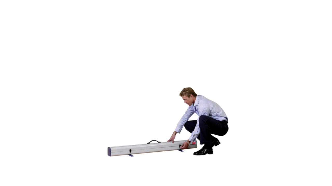 Projectiescherm Nobo draagbaar 122x162cm