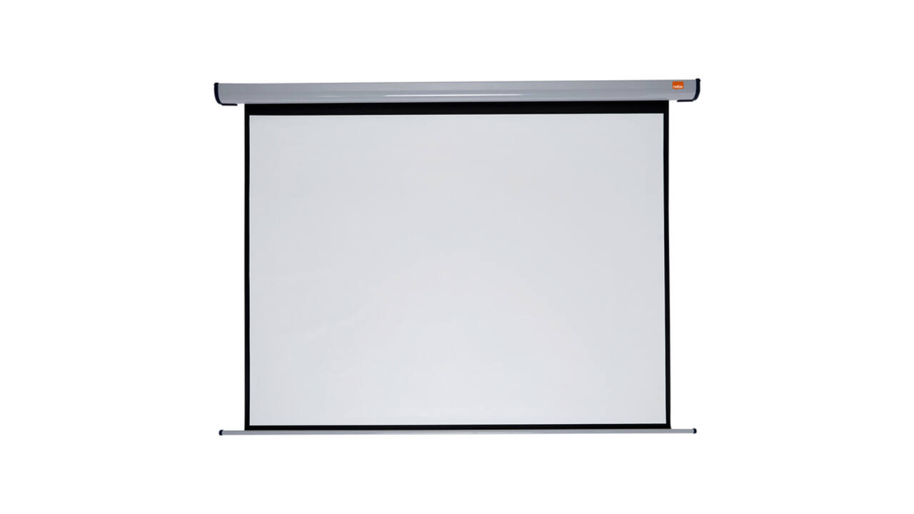 Projectiescherm Nobo wandmodel elektrisch 192x144cm