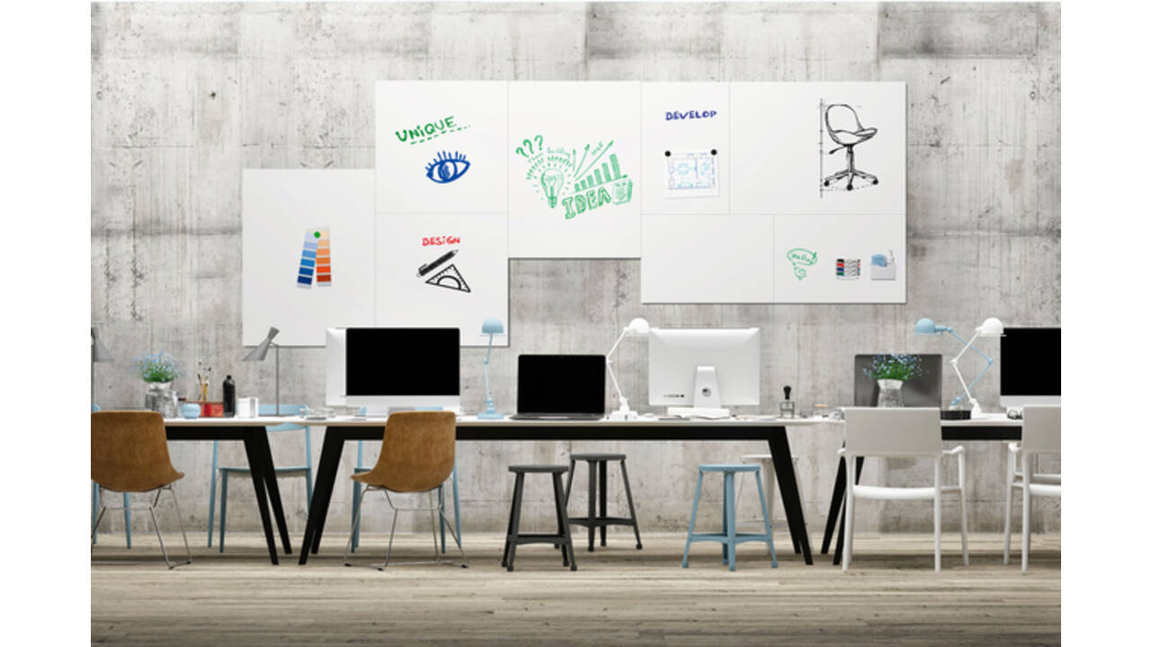 Whiteboard Legamaster Board-Up 75x50cm