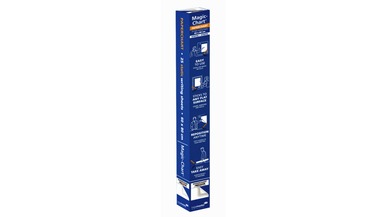 Magic-Chart Legamaster Paperchart folie 60x80cm wit 25 vel