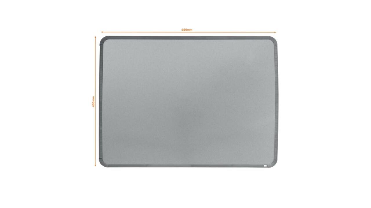 Whiteboard Nobo Slim Line 43x58cm zilver