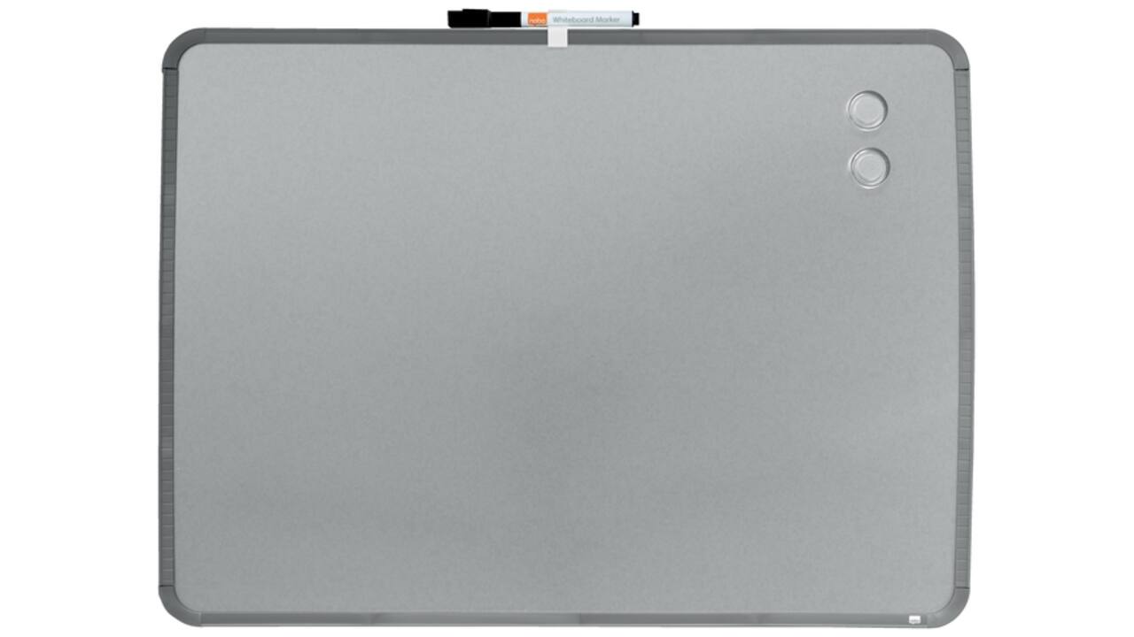 Whiteboard Nobo Slim Line 43x58cm zilver