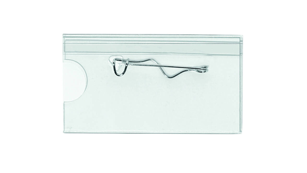 Badge Quantore met speld 40x60mm