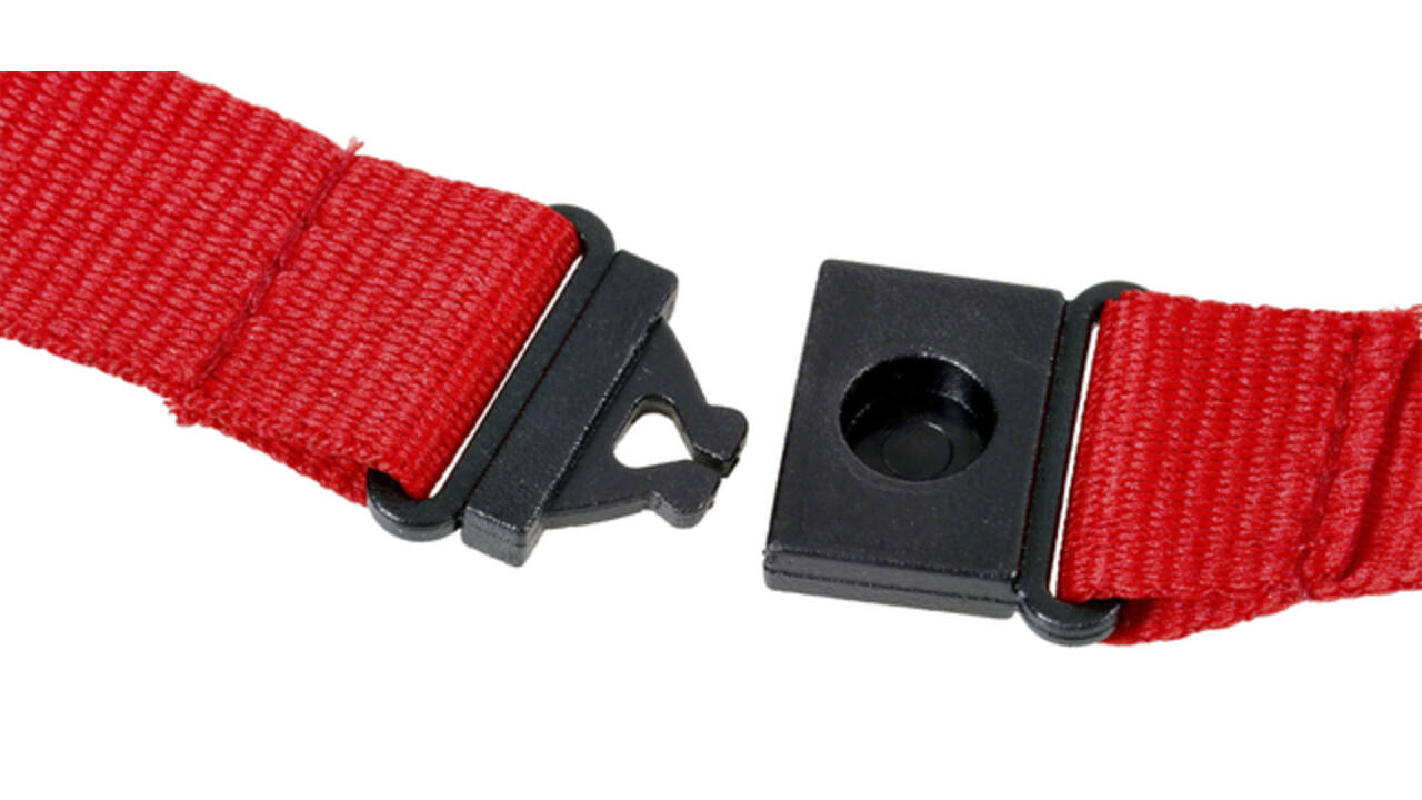 Badgekoord Europel rood