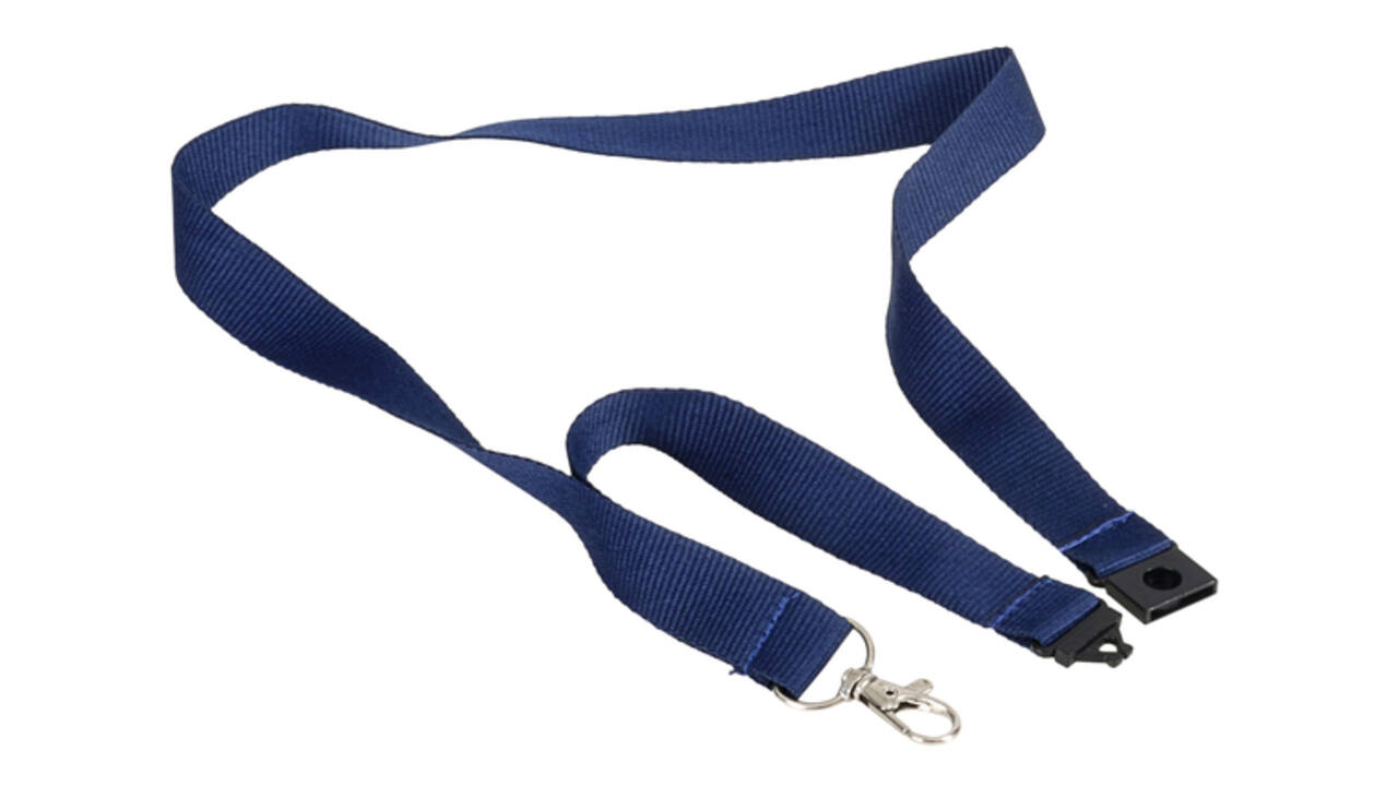 Badgekoord Europel donkerblauw