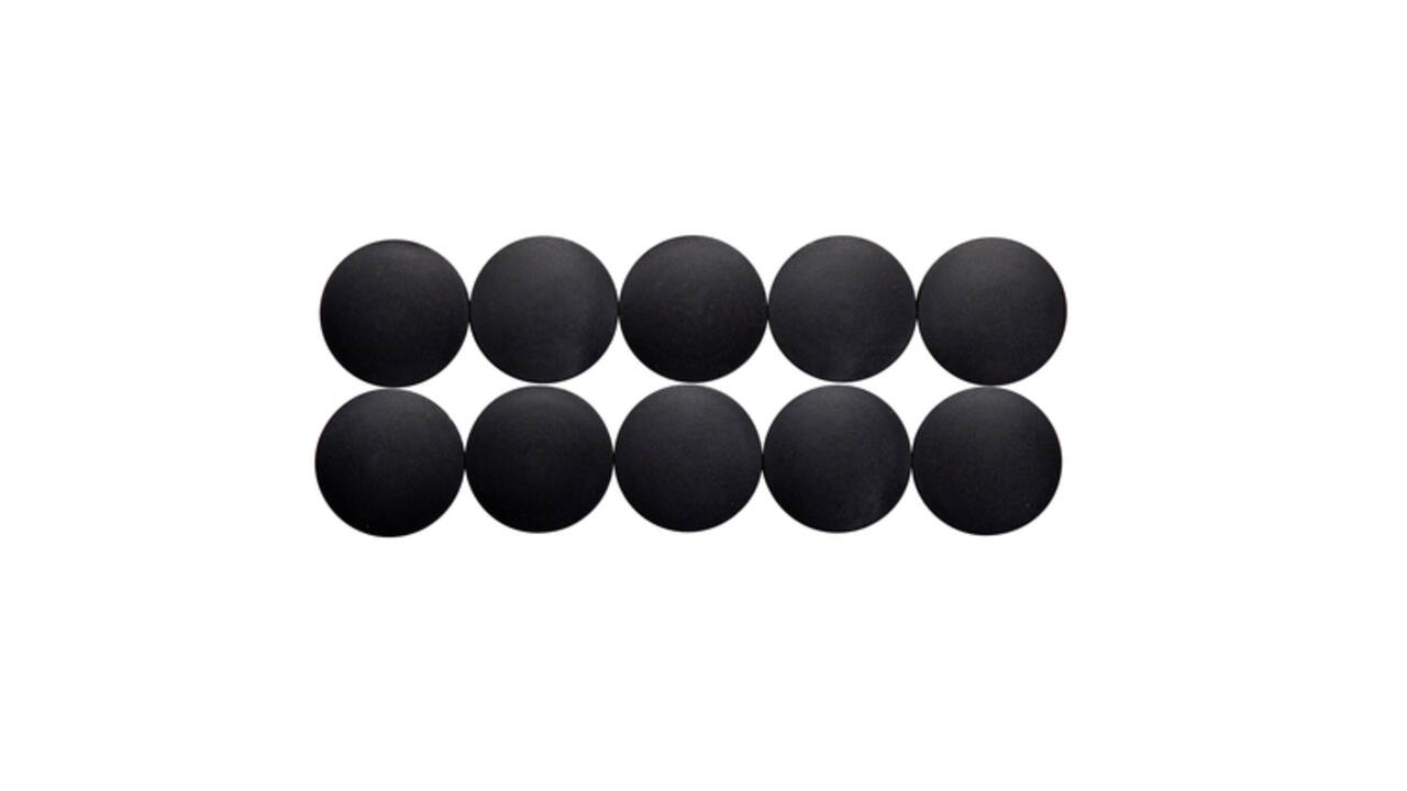 Magneet MAUL Solid 38mm 2500gr zwart 10 stuks