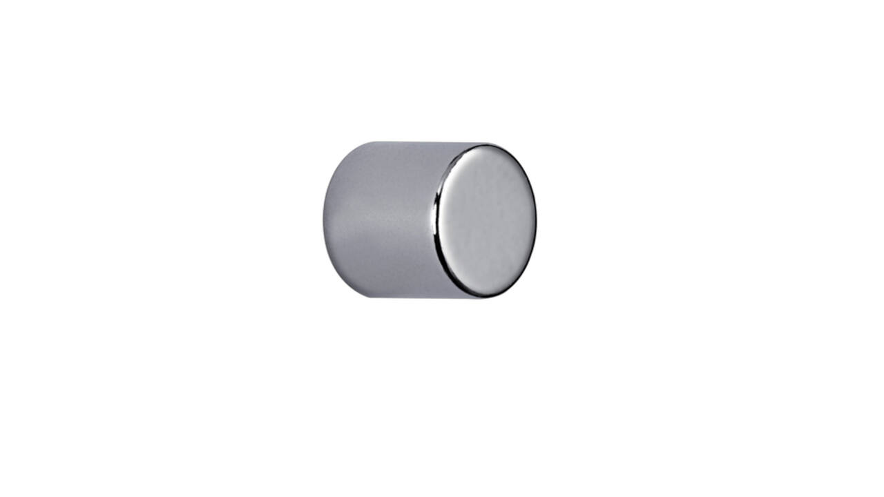 Magneet MAUL Neodymium koker 10x10mm 4kg nikkel 4 stuks