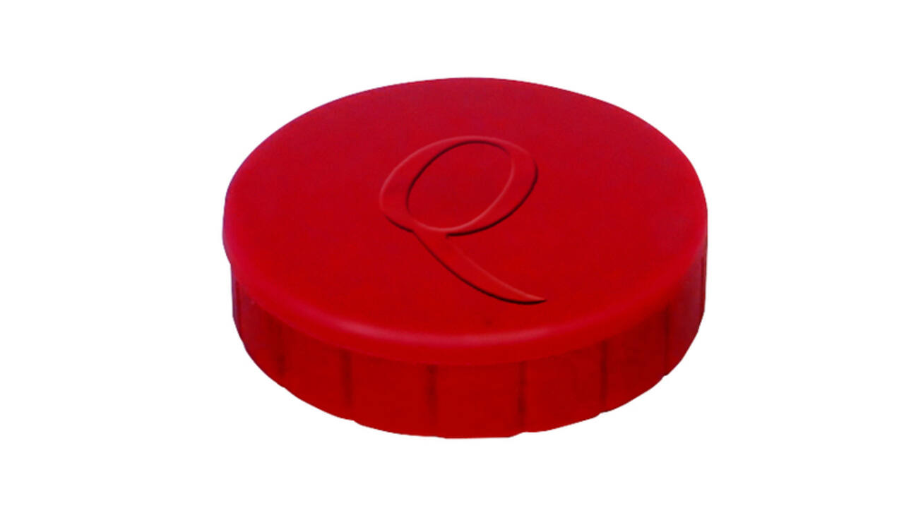 Magneet Quantore 20mm 300gram rood 10 stuks