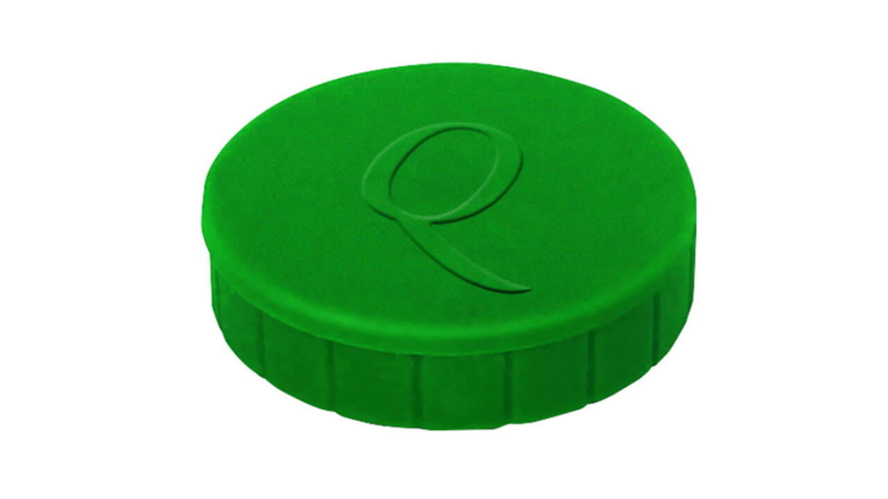 Magneet Quantore 20mm 300gram groen 10 stuks