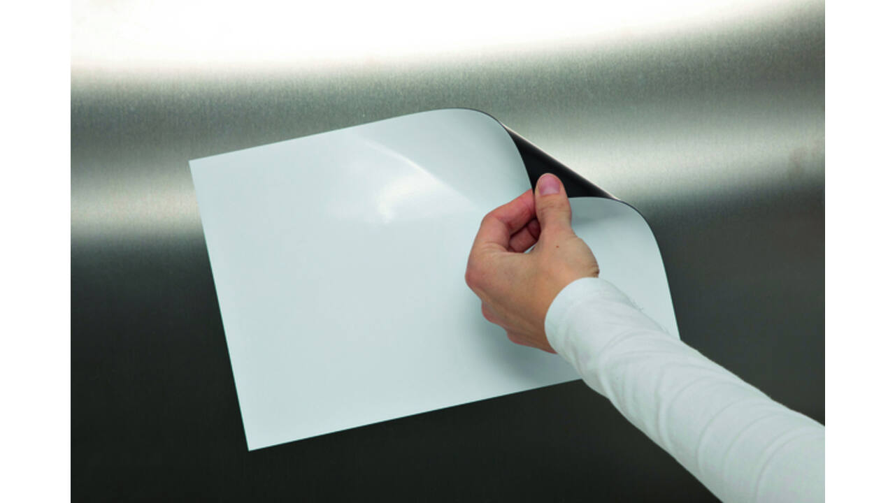 Magneetvel MAUL 200x300mm wit beschrijf- wisbaar en te knippen