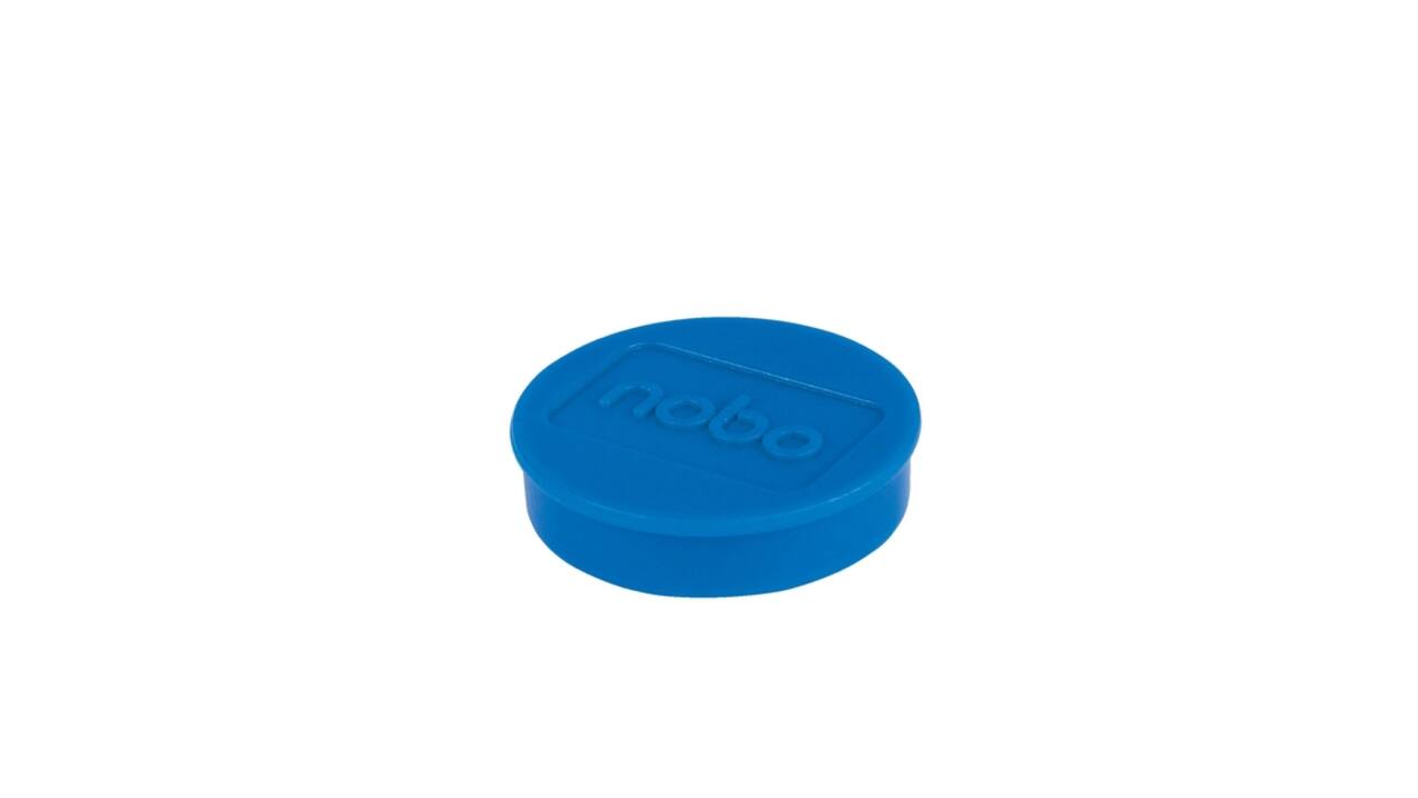 Magneet Nobo 30mm blauw 4 stuks