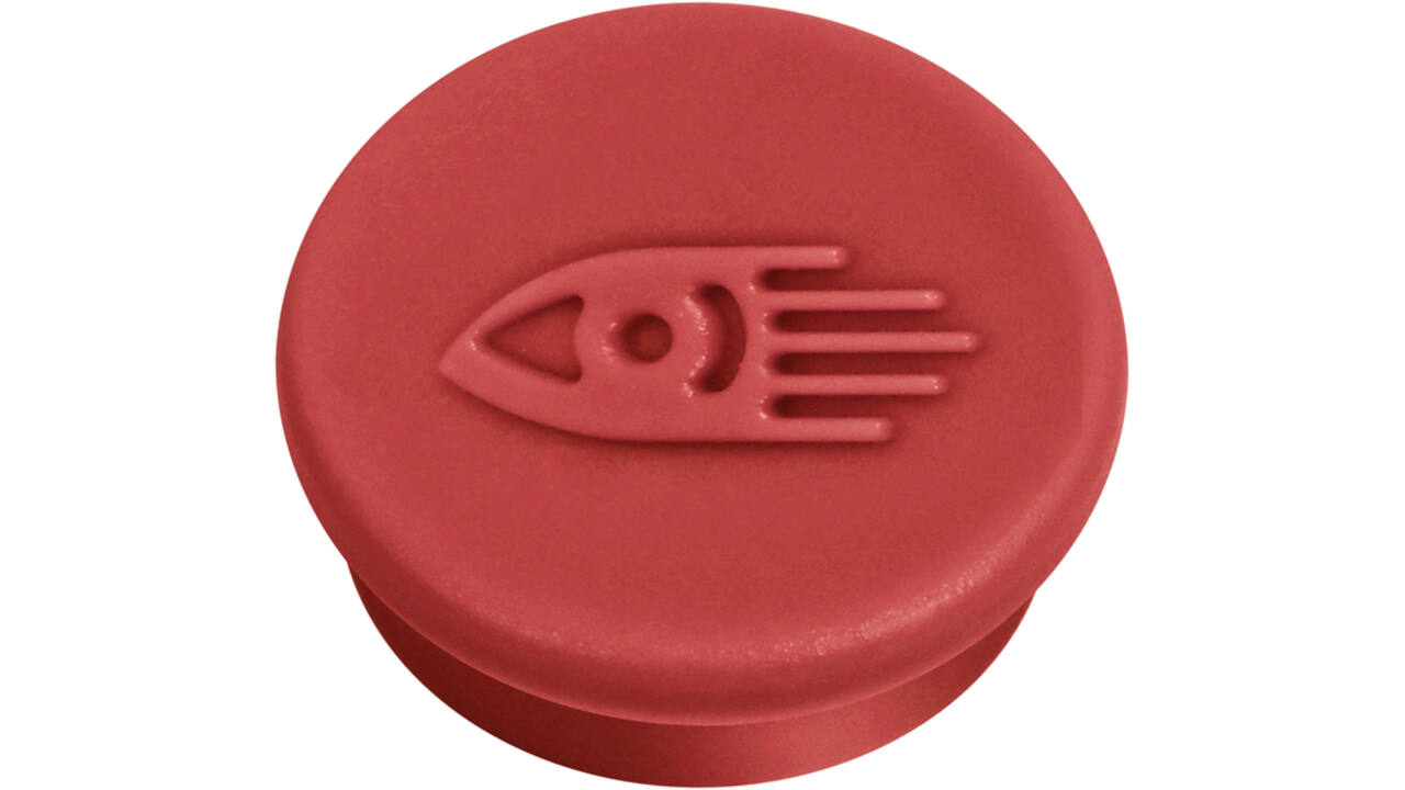 Magneet Legamaster 20mm 250gr rood 8 stuks
