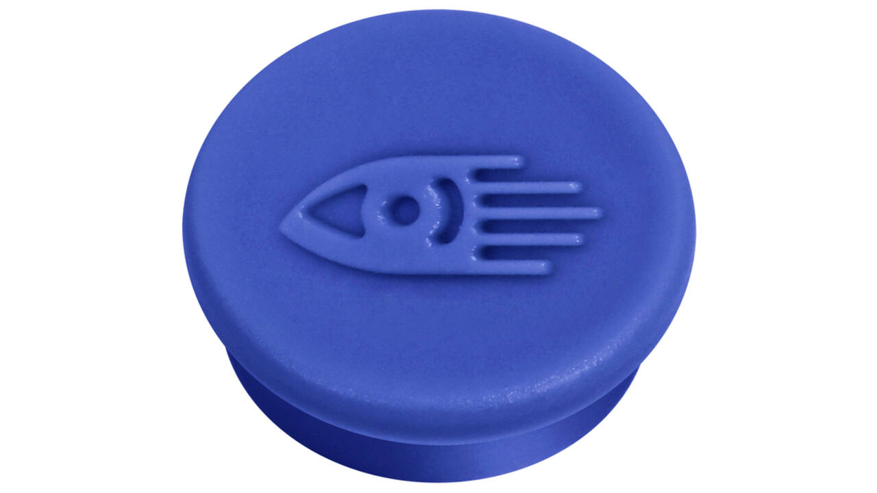 Magneet Legamaster 20mm 250gr blauw 8 stuks
