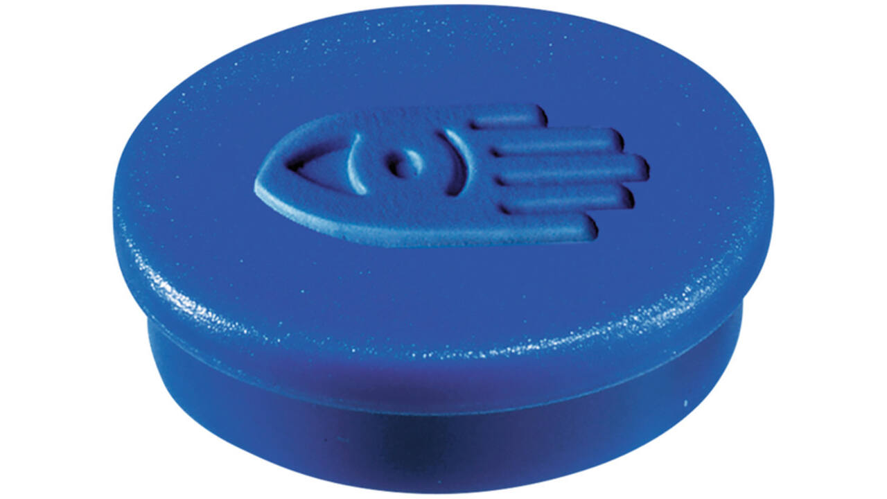 Magneet Legamaster 30mm 850gr blauw 4 stuks