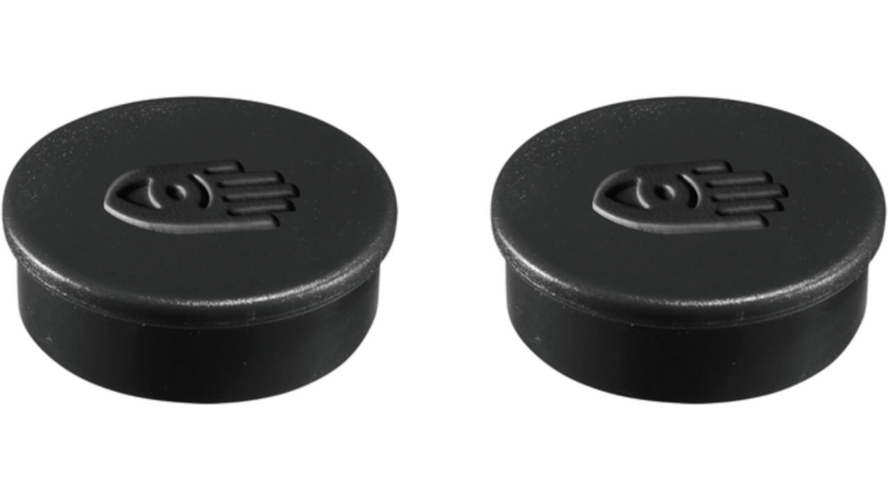 Magneet Legamaster 35mm super 2500gr zwart 2 stuks