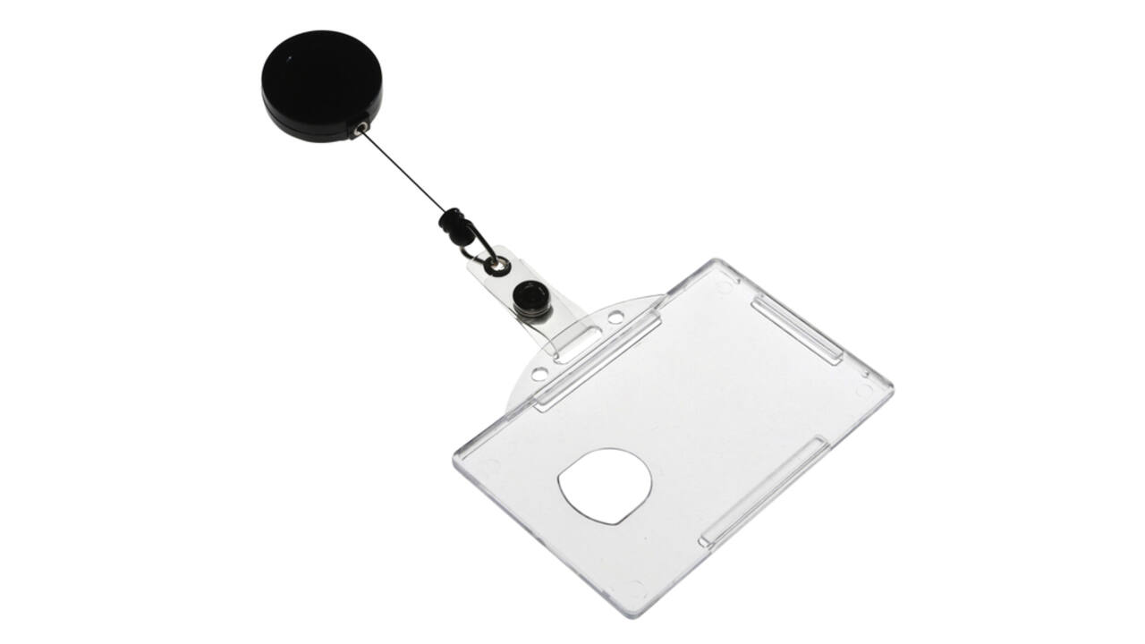 Pashouder Europel open met afroller 54x85mm