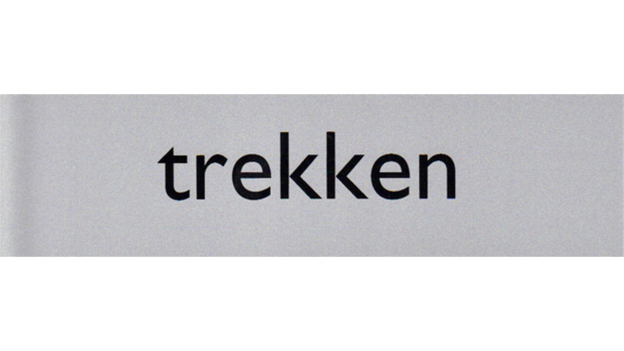 Infobord pictogram trekken 165x44mm