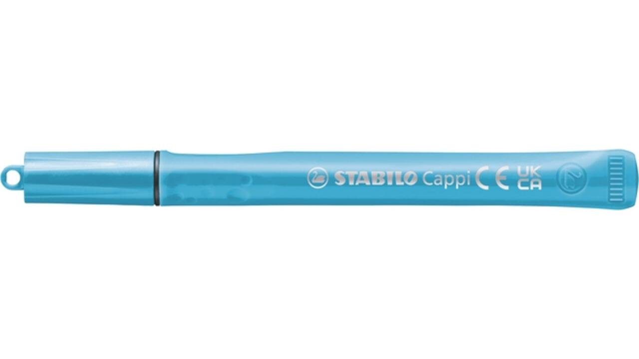 Viltstift STABILO Cappi 168/24 medium assorti etui à 24 stuks