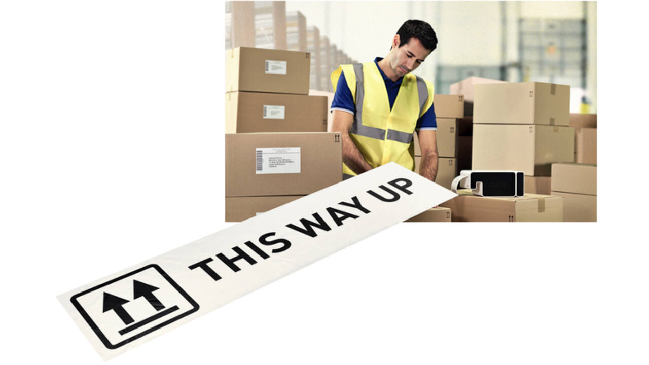Etiket Leitz icon labelprint papier 88mmx22m wit
