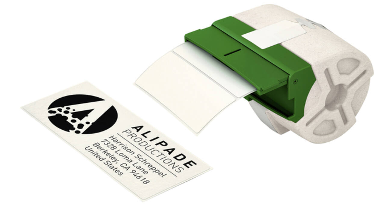 Etiket Leitz icon labelprint papier 36mmx88mm wit 600 stuks