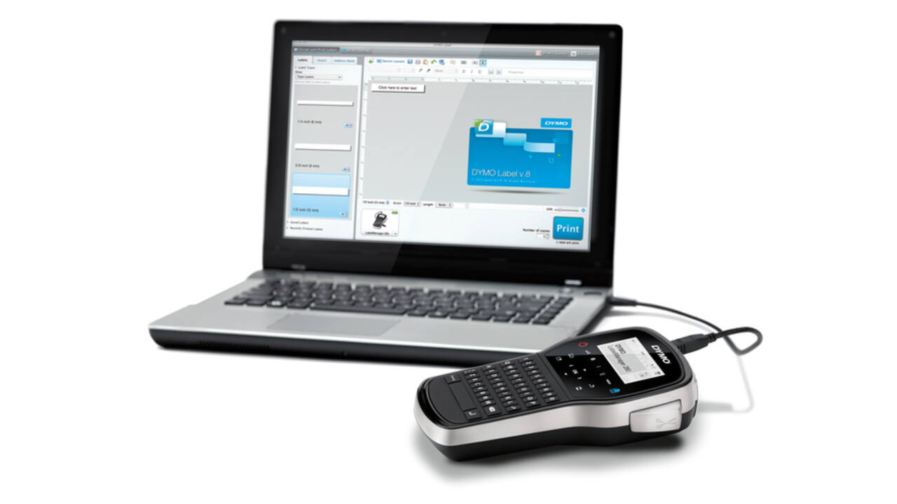 Labelprinter Dymo LabelManager 280 draagbaar qwerty 12mm zwart in koffer