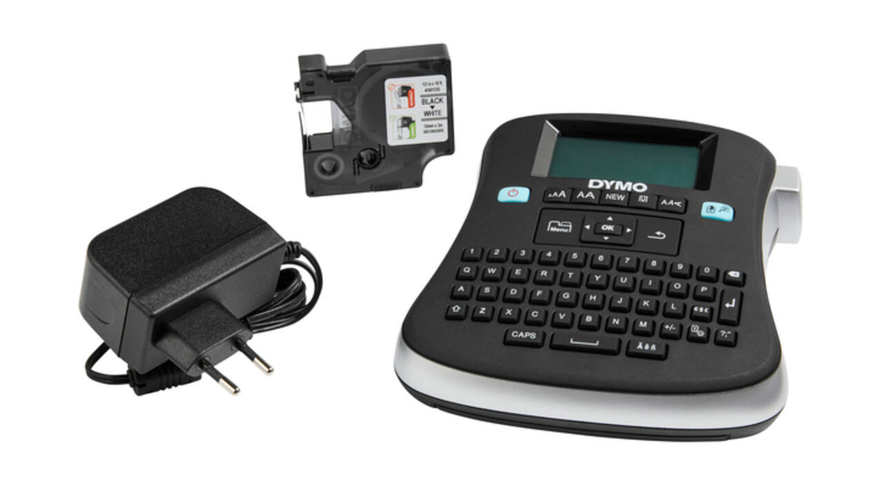 Labelprinter Dymo LabelManager 210D+ draagbaar qwerty 12mm zwart in koffer