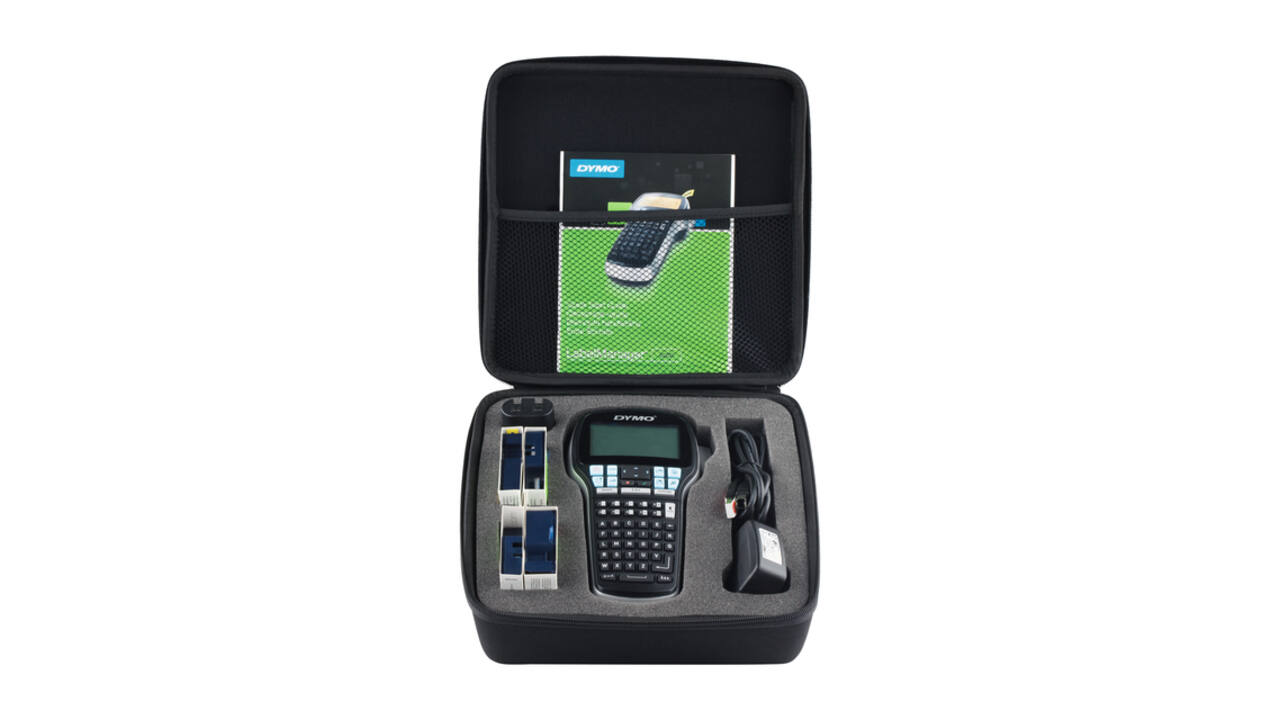 Labelprinter Dymo LabelManager 420P draagbaar abc 19mm zwart in koffer