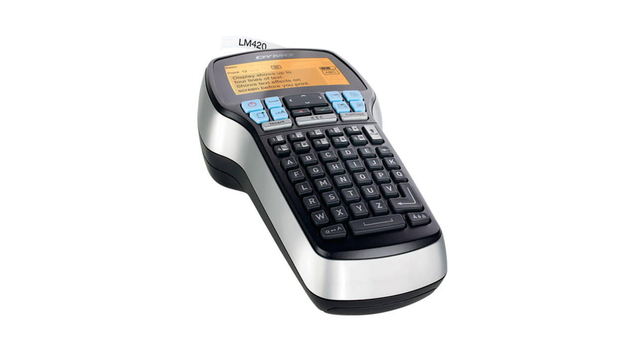 Labelprinter Dymo LabelManager 420P draagbaar abc 19mm zwart in koffer