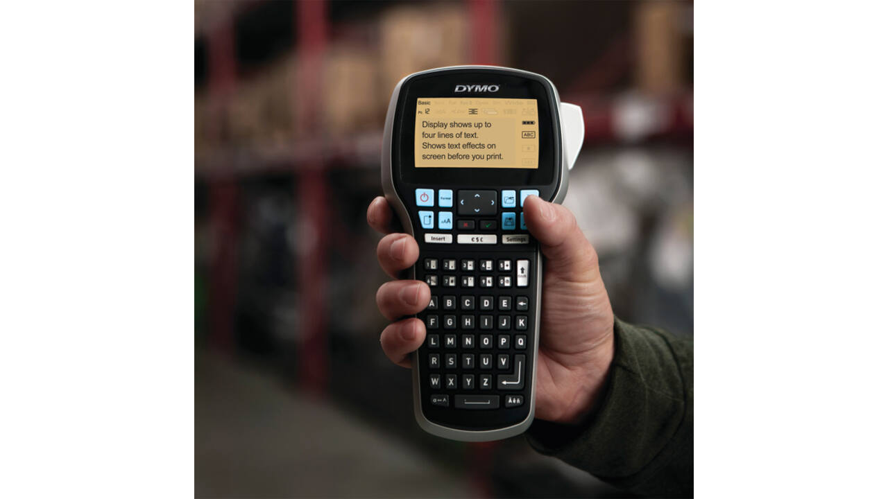 Labelprinter Dymo LabelManager 420P draagbaar abc 19mm zwart in koffer